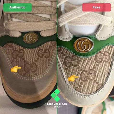 gucci white fake|how to tell if gucci shoes are real.